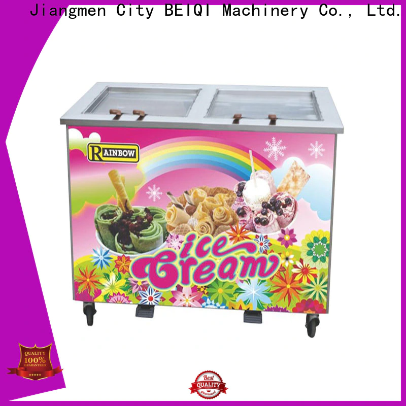 funky Fried Ice Cream making Machine different flavors ODM Snack food factory