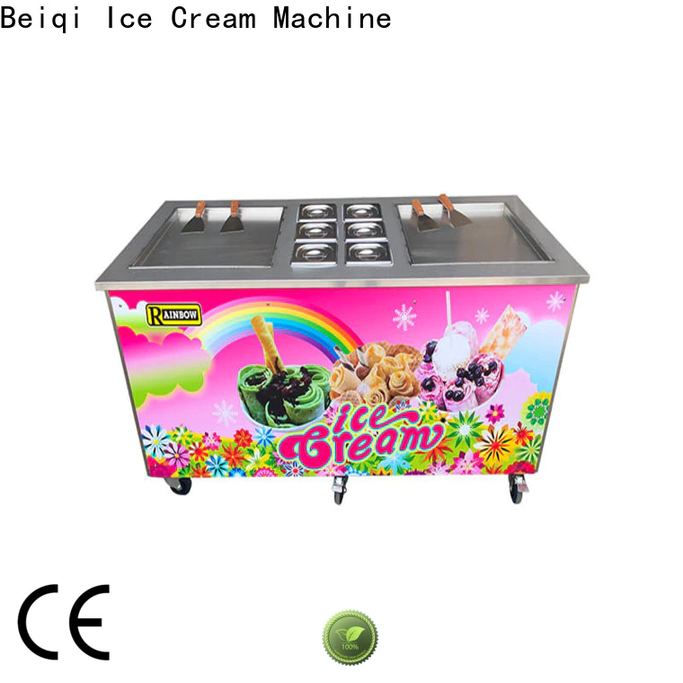 BEIQI silver Fried Ice Cream Maker for wholesale Snack food factory