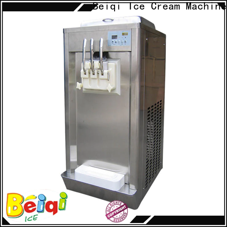BEIQI silver commercial ice cream maker supplier Snack food factory