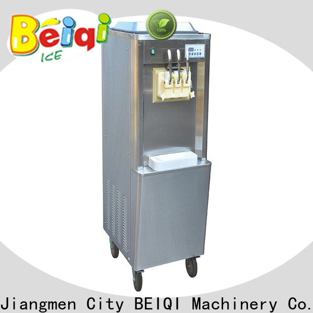 BEIQI silver soft ice cream maker for sale OEM For dinning hall