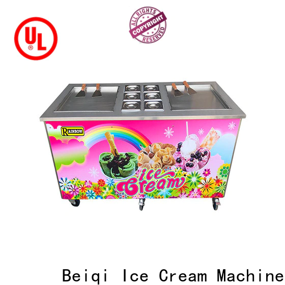 BEIQI silver Fried Ice Cream making Machine buy now Snack food factory