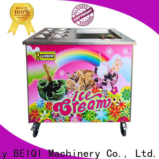 durable Fried Ice Cream Maker different flavors customization For dinning hall