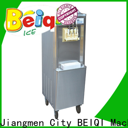 BEIQI solid mesh Soft Ice Cream Machine for sale free sample Snack food factory