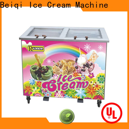 at discount Fried Ice Cream Maker Double Pan ODM For dinning hall