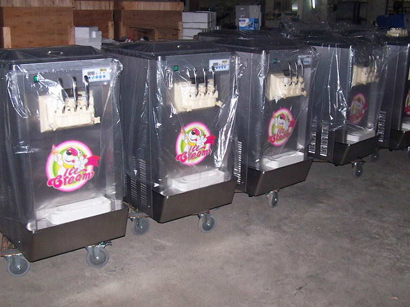 How are materials used by BEIQI Ice Cream Machine for producing whippy ice cream machine?