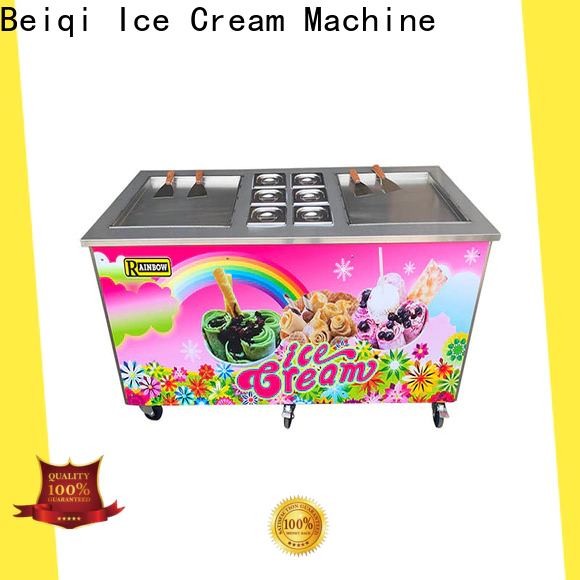 BEIQI Quality Fried Ice Cream Machine for sale For dinning hall