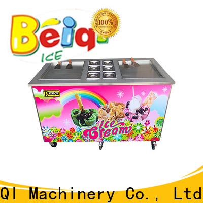 BEIQI Double Pan Fried Ice Cream Maker factory for restaurant