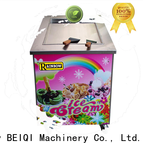 BEIQI different flavors Fried Ice Cream Maker price for supermarket