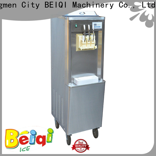 BEIQI silver soft serve ice cream maker for store