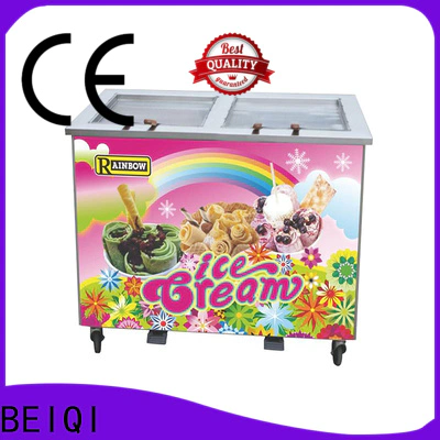 Top Fried Ice Cream making Machine silver cost for hotel