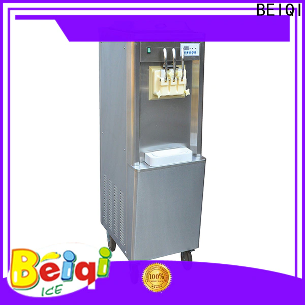 BEIQI silver self serve soft ice cream machine vendor for commercial use