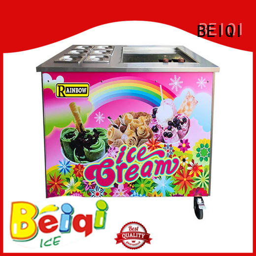 BEIQI silver Fried Ice Cream making Machine free sample For dinning hall