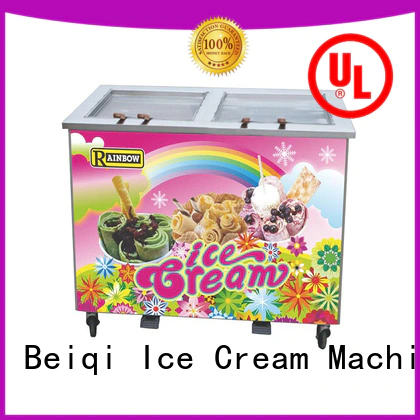 BEIQI solid mesh Soft Ice Cream Machine for sale OEM Snack food factory