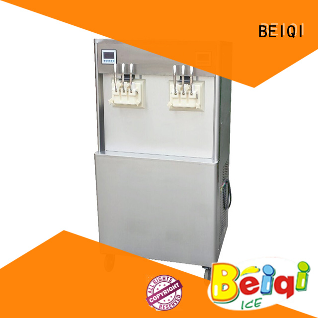 BEIQI silver soft serve ice cream maker supplier For dinning hall