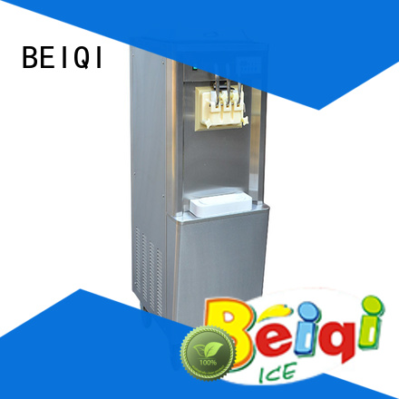 different flavors Soft Ice Cream Machine silver For dinning hall BEIQI
