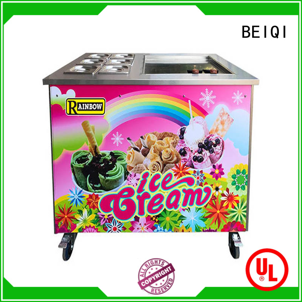 BEIQI different flavors Fried Ice Cream Maker customization For Restaurant