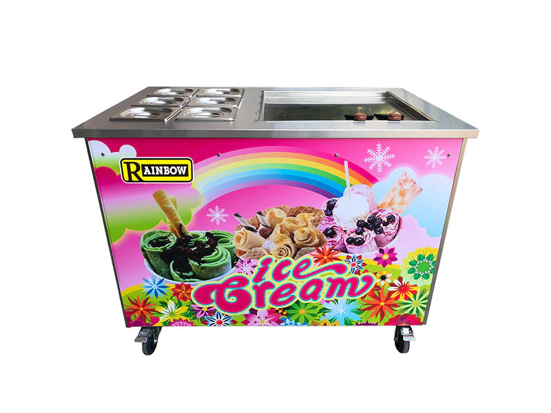 Latest Fried Ice Cream Maker Double Pan manufacturers for mall