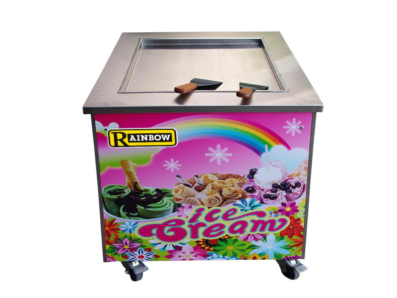 on-sale Fried Ice Cream Machine silver OEM For Restaurant