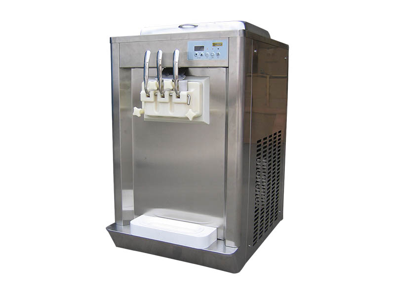 solid mesh Soft Ice Cream Machine commercial use customization For dinning hall