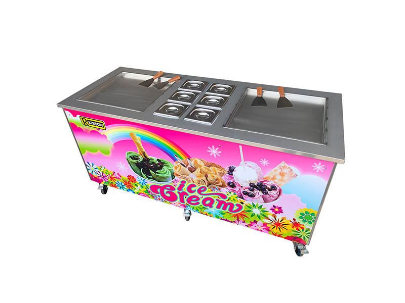 solid mesh Soft Ice Cream Machine for sale bulk production Frozen food Factory-2