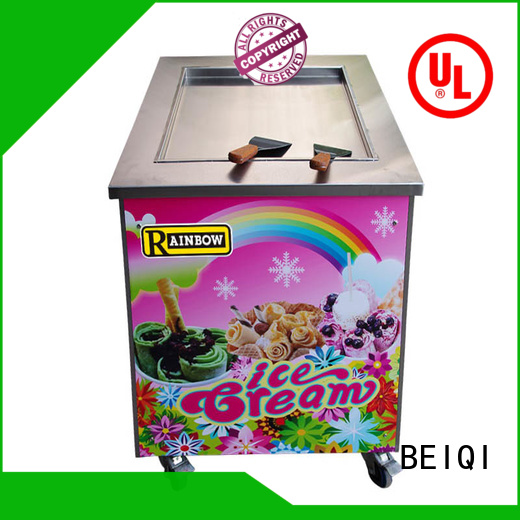 BEIQI funky Fried Ice Cream making Machine supplier Frozen food factory