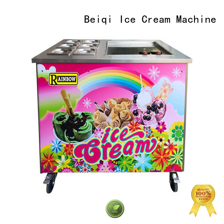 BEIQI different flavors Fried Ice Cream Machine for wholesale Snack food factory
