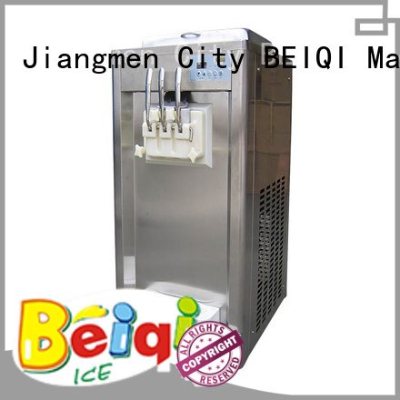 BEIQI durable Soft Ice Cream Machine for sale free sample Snack food factory