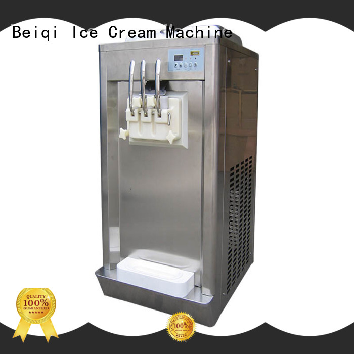 BEIQI solid mesh commercial soft serve ice cream maker OEM Snack food factory