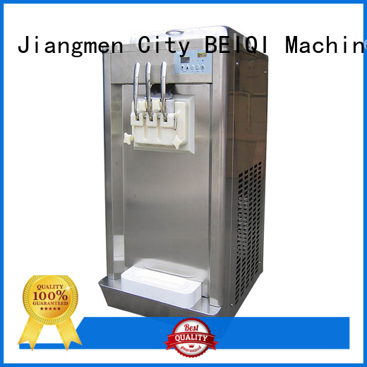 solid mesh Soft Ice Cream Machine commercial use customization For dinning hall