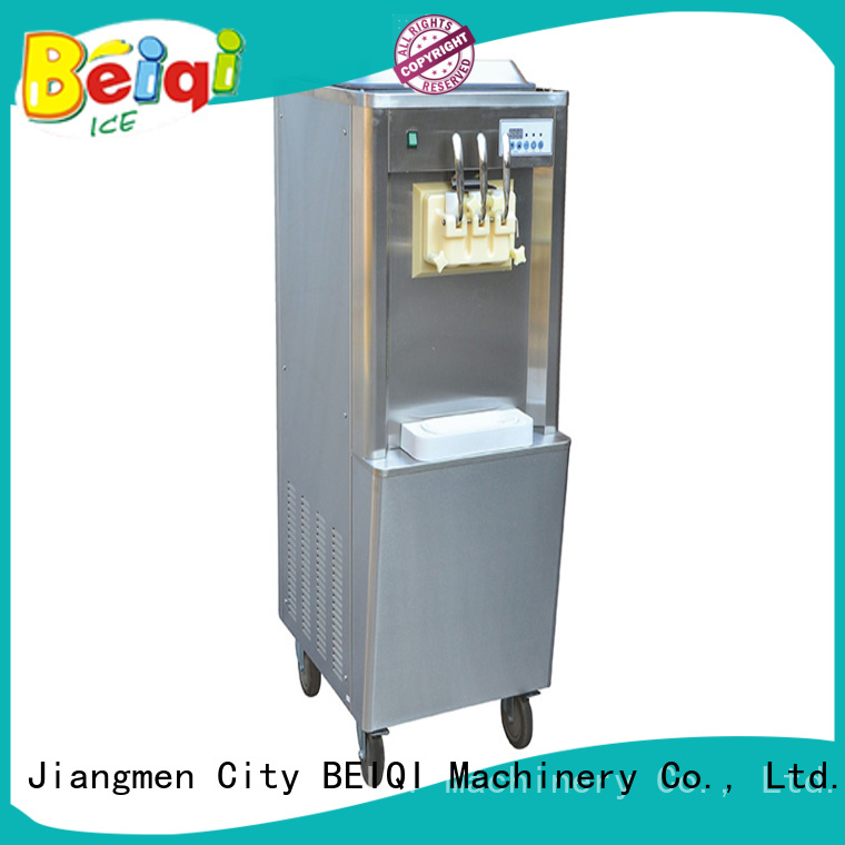 latest soft ice cream maker for sale silver ODM Snack food factory