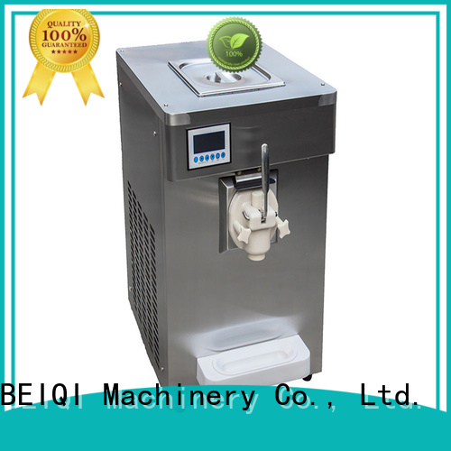 BEIQI silver commercial soft ice cream maker for wholesale Snack food factory