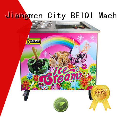 BEIQI funky Fried Ice Cream making Machine bulk production For Restaurant