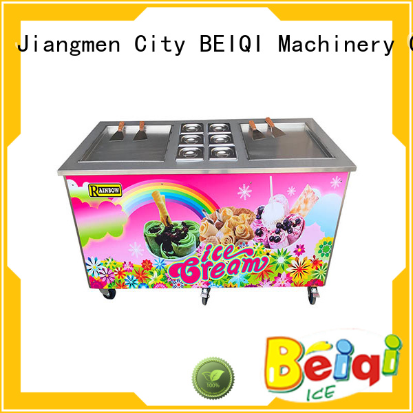 BEIQI funky Fried Ice Cream Machine free sample For dinning hall