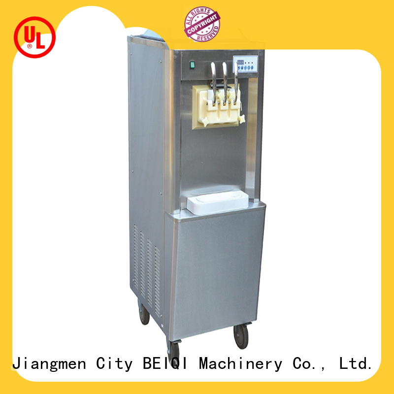 BEIQI funky Soft Ice Cream Machine for sale bulk production Snack food factory