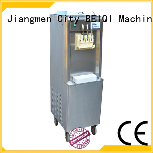 BEIQI silver Soft Ice Cream Machine supplier For dinning hall