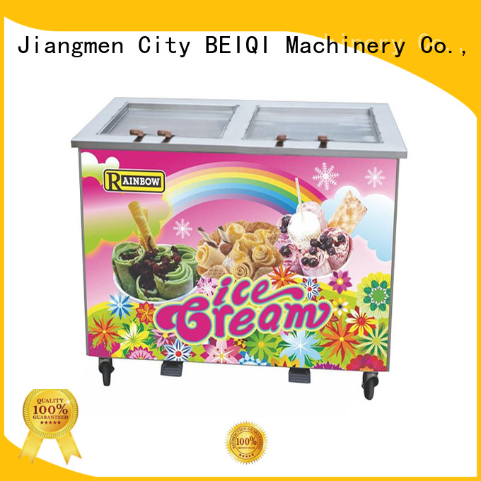 durable Fried Ice Cream making Machine different flavors free sample Snack food factory