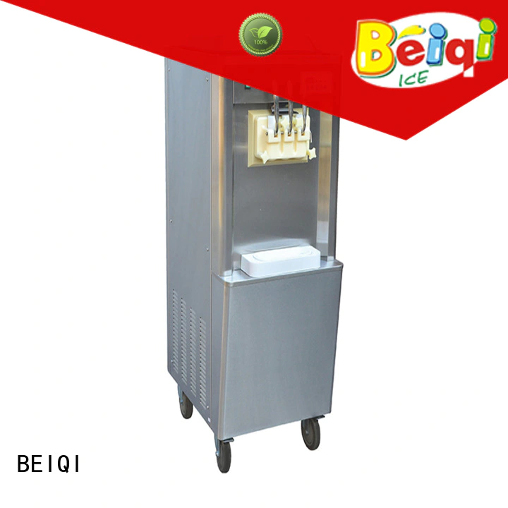 BEIQI Breathable Manufacturer supply Commercial Soft Ice Cream Machine commercial use Snack food factory