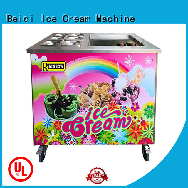 BEIQI silver Fried Ice Cream Maker OEM For dinning hall