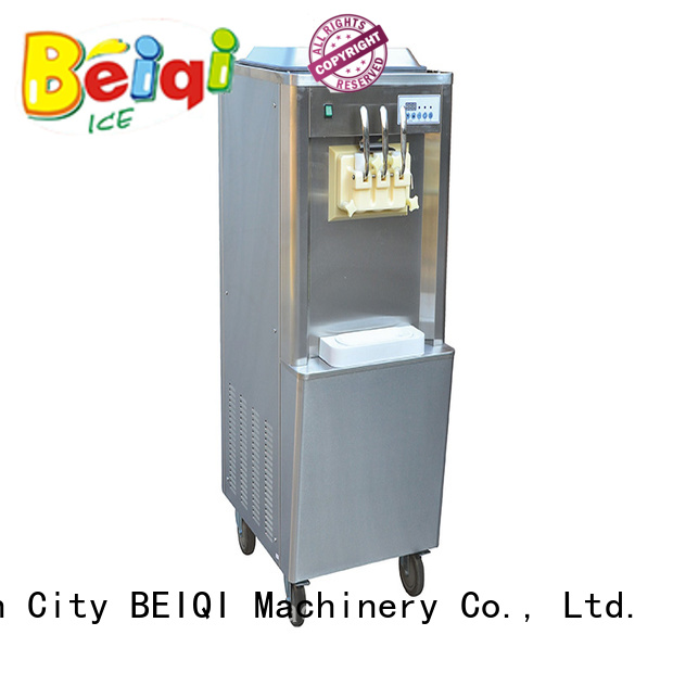 BEIQI silver ice cream machine price bulk production For dinning hall