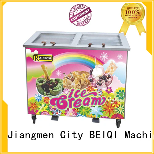 portable fried Ice Cream Machine for wholesale Frozen food Factory BEIQI
