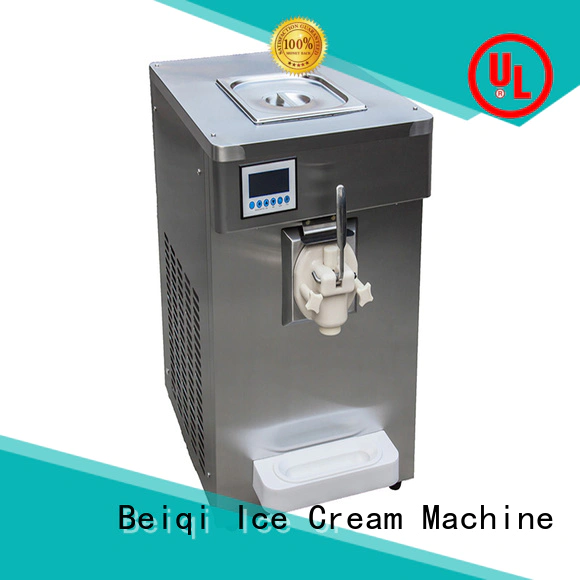silver Soft Ice Cream Machine free sample Frozen food factory