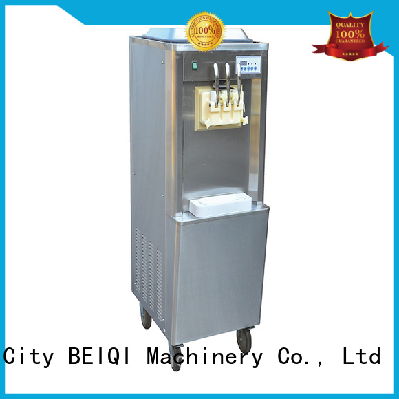 BEIQI silver soft serve ice cream maker free sample For dinning hall