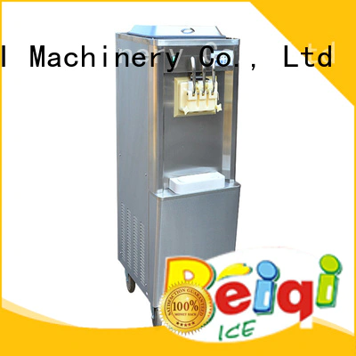 BEIQI silver Three flavors Soft Ice Cream Machine for wholesale For Restaurant