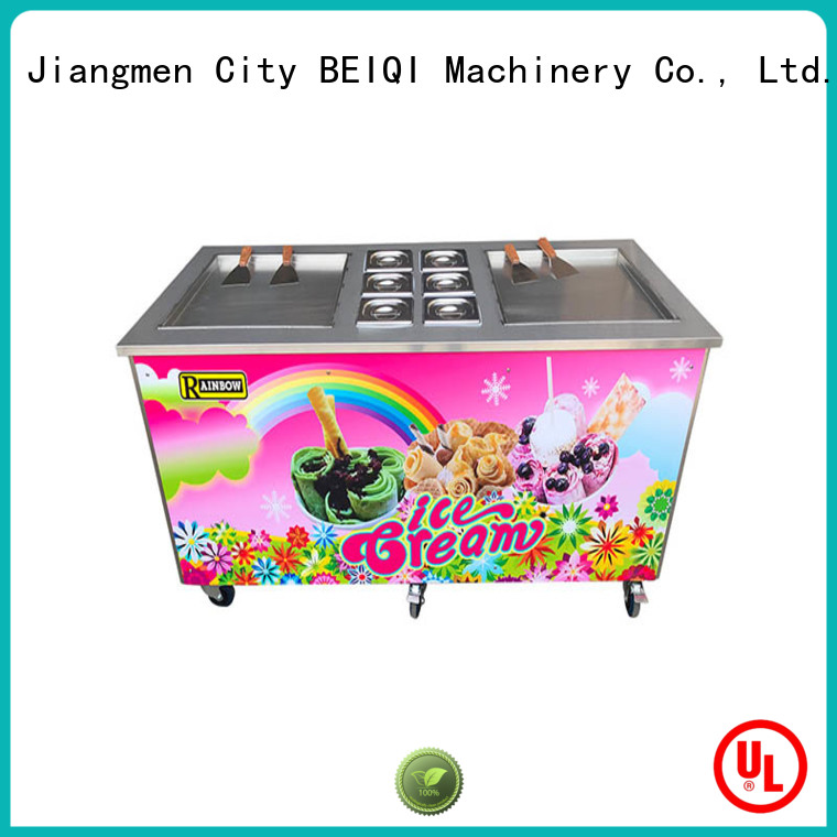 BEIQI Soft Ice Cream Machine for sale free sample Snack food factory