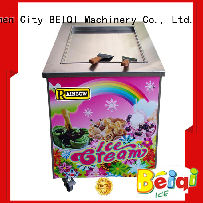 BEIQI Breathable fried Ice Cream Machine Snack food factory