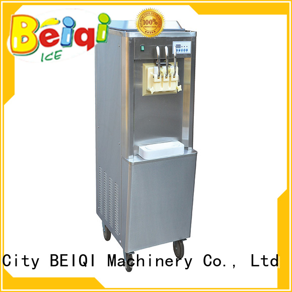 BEIQI silver ice cream maker machine bulk production For Restaurant