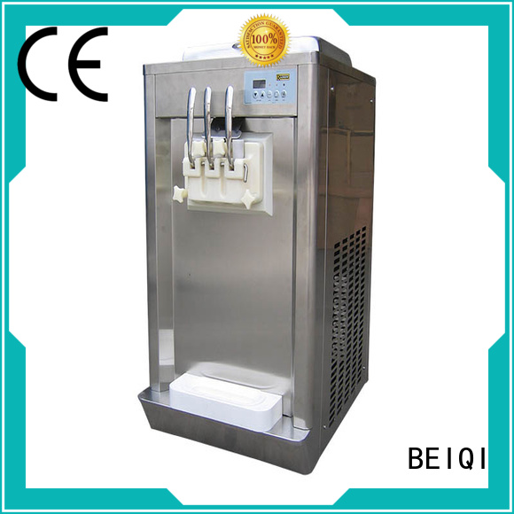 BEIQI silver soft serve ice cream machine for wholesale For dinning hall