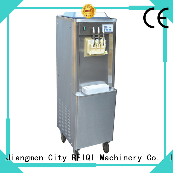 silver Soft Ice Cream maker customization For Restaurant BEIQI