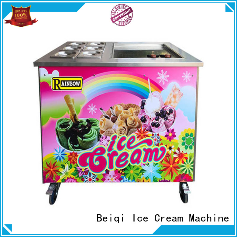 BEIQI different flavors Fried Ice Cream Machine buy now Snack food factory