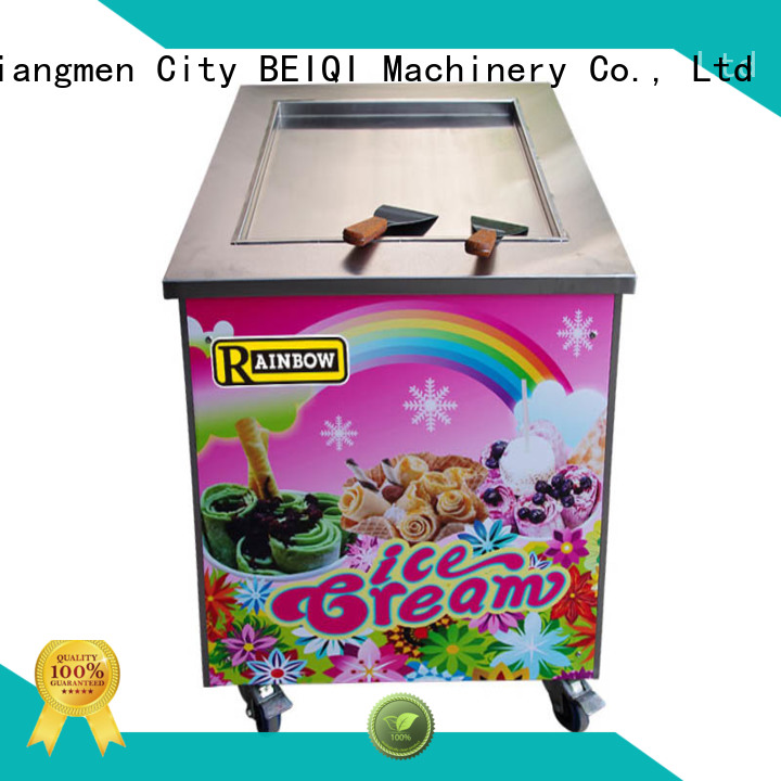 BEIQI silver Fried Ice Cream Machine free sample For dinning hall